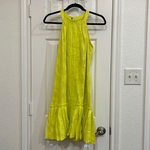 Jessica Simpson Women’s Halter Lime Cotton Dress Size 8